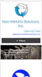 Mobile Screenshot of nonmetallicsolutions.com