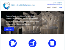 Tablet Screenshot of nonmetallicsolutions.com